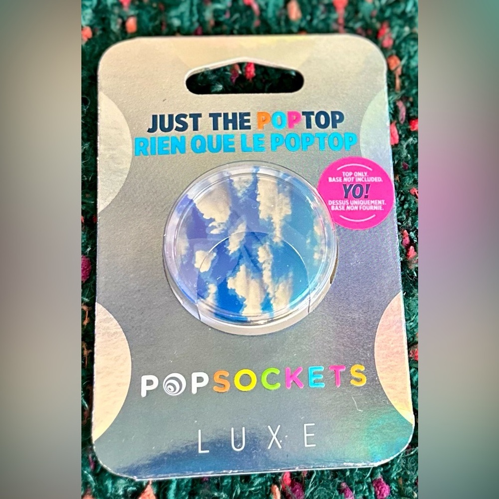 ‼️RARE‼️🎸Popsocket🎸🔥NWT🔥Popsockets Luxe Cloud Mirror Universal Top